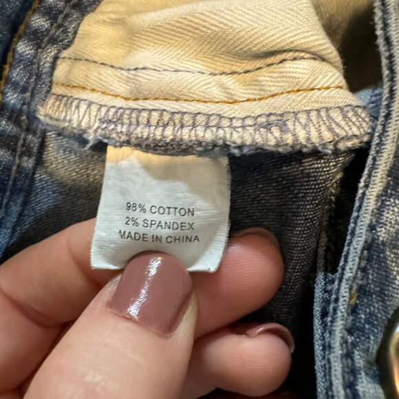 Well Worn Straight Fit Jeans Mens Blue M052-144M Cotton Denim Size 36x32 - Picture 7 of 13